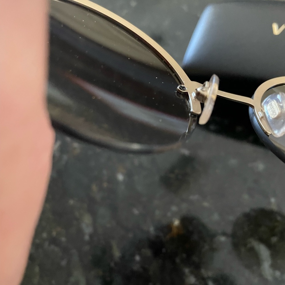 NWOT. COA. Versace Black and Gold Round Sunglasses. Full inclusion. - Picture 13 of 16